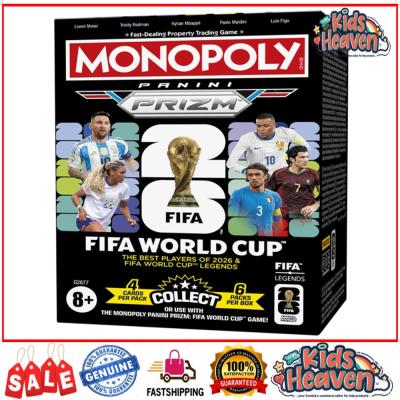 Monopoly Panini Prizm: FIFA World Cup Trading Cards Booster Box (100.0% Original)
