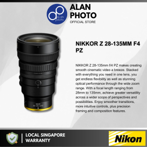 Nikon NIKKOR Z 28-135mm F4 PZ Lens [Nikon Z] | Nikon Singapore Warranty