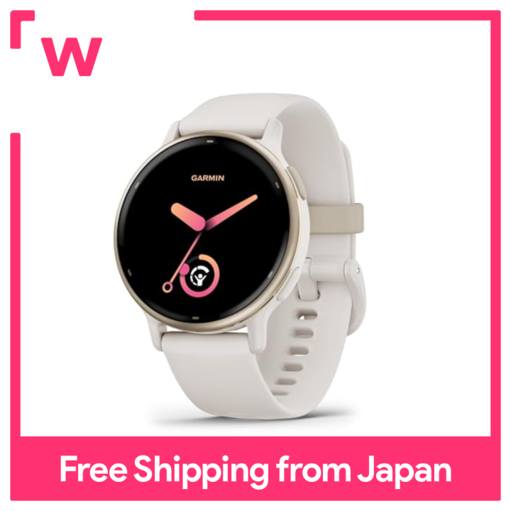 GARMIN vivoactive 5 Ivory/Cream Gold Fitness GPS Watch Sleep Management / Fitness Age / Nap Detection / Suica Compatible / Heart Rate Sensor / Stress Level Measurement / iOS and Android Compatible / 11 Days Battery Life /. Smartwatch [Japan