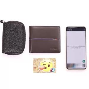 New 2026 Mens Short Wallet Genuine Leather First Layer Cowhide Rfid Blocking Slim Thin Minimalist Purse2026