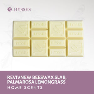 Hysses RevivNew Beeswax Slab Palmarosa Lemongrass
