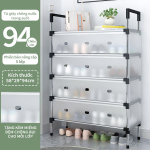 💥Kệ 4 tầng 5 tầng để giày dép thông minh kết hợp móc treo quần áo và vật dụng khác đa năng tiện lợi