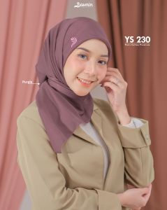 Segi Empat Paris Premium Yasmin Ys 230 Savirra Scarf Yasmin Hijab