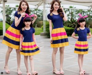 FEMMESHOPA - COUPLE FAMILY / COUPLE KELUARGA / BAJU PASANGAN / COUPLE MURAH - YX MK RAINBOW