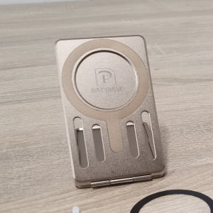 Oatsbasf Có Thể Gập Lại Kim Loại Điện Thoại Đứng Với Lưu Trữ Thẻ