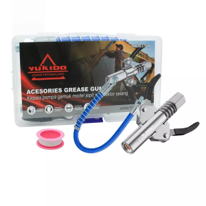 Pistol Gemuk Alat Kepala Pompa Grease Gun SET 3 IN 1 Dengan Selang 30 CM