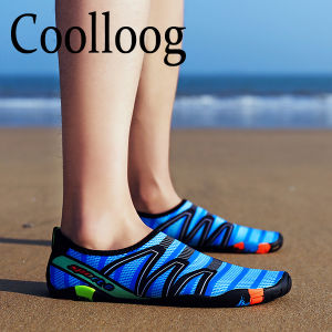 Coolloog 2022 Hot Selling Couples Swimming Shoes Outdoor Leisure Seaside Beach Shoes Wading Shoes Cozy All-match Soft Sole Shoes