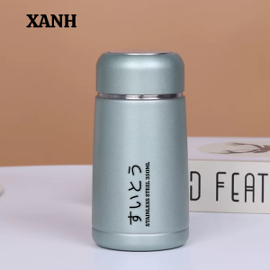 Bình giữ nhiệt bỏ túi INOX 304 dung tích 350ml có lọc trà tiện lợi hàng cao cấp xuất NHẬT