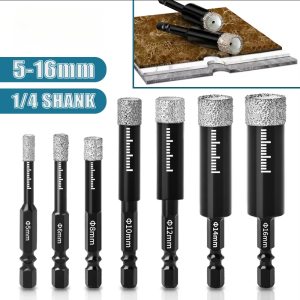 ดอกสว่านเซรามิกทั้งหมด ดอกสว่านเพชร บิตเครื่องมือ ไม่มีน้ำเพิ่ม ดอกสว่านประสานแห้ง มีความแข็งแรงสูง