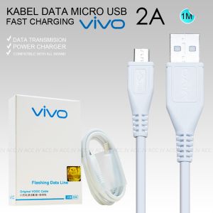 [ Support Fast Charging Dua Mesin / Dual Engine ] Kabel Data Cable Cas Micro USB Fast Charging VIVO V3 V5 V7 V9 V11 Y28 Y31 Y35 Y53 Y83 Y17  Y12 Y91 Y93 Y95 Y97 Y55 VIVO - Z1 PRO Y12 Y13 Y15 Y17 Y20 Y20i