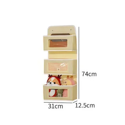 5 Kệ Treo Sắp Xếp Lưu Trữ Phía Sau Cửa Chống Nghiêng Dung Tích Lớn Túi Cho Phòng Ngủ Phòng Tắm Bảo Quản Đồ Lặt Vặt