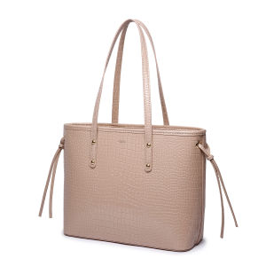 CEKA Tas Wanita Tas Selempang Totebag Wanita 2 In 1 Tas Jinjing Shoulder Bag Kulit Croco Hitam - Federika Bag