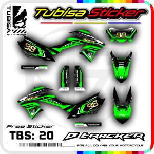 Sticker Striping Dtracker 150 - Stiker Striping Variasi Motor Dtracker 150. TBS.SF.20