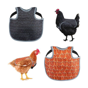 2PCS Chicken Back Protectors Strong Prevent Pecking Gear Soft Cloth for Healthy Growth