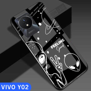 Softcase Glass Kaca For VIVO Y02 ( B01 )