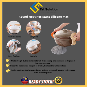Silicone Table Mat Kitchen Mat Silicon PlaceMat Hot Plate Alas Meja Non Slip Mat