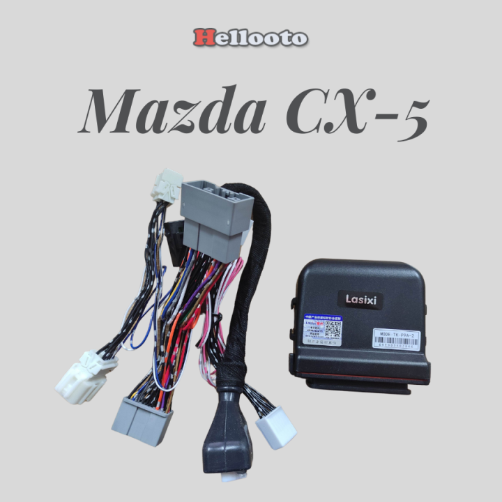 Tự động gập gương, lên, xuống kính xe Mazda CX5 đời 2015 đến 2021 hàng Lasixi cắm giắc gin, lắp đặt dễ dàng, sử dụng tiện lợi, tự động gập gương và lên kính khi bấm khóa cửa xe