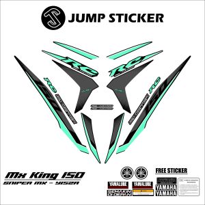 Stiker striping mx king 150 grafis variasi 035
