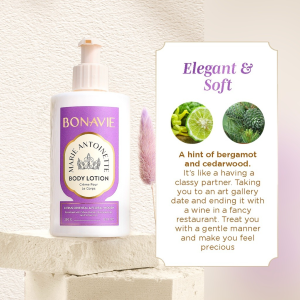 BONAVIE Body Lotion Shower Gel 250gr all varian marie antoinette creme canele maison du safran fleur du jardin citron glace