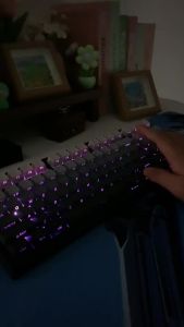98 Key Wireless Gaming Keyboard 3-Mode Gaming Mechanical Keyboard RGB Blue Switch Office Keyboard