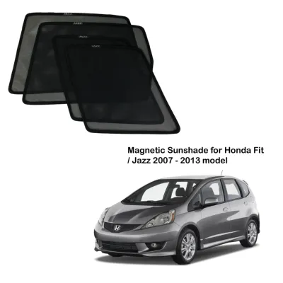 Magnetic Sunshades for Honda Fit or Jazz 2nd Generation - (GE/GG) - (From Year 2007 to 2012)