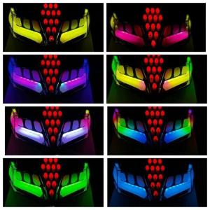 Lampu Stop Lamp / Lampu Stop Belakang RGB XCase Vario 125/1250 Led New Tahun 2018 keatas 2019 2020 2021 2022 2023 PNP untuk semua Motor vario Led Terbaru 3IN1