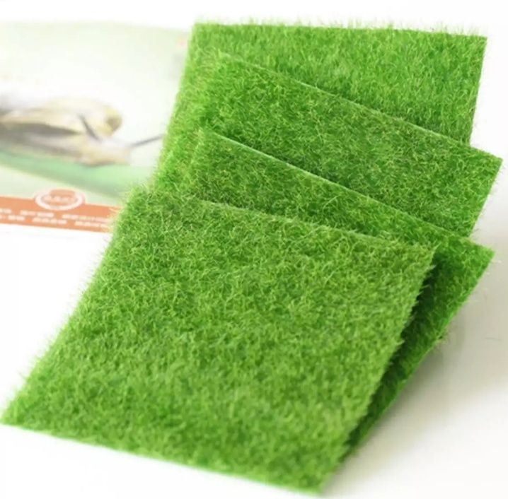 Rumput Sintetis/Karpet Rumput/Hiasan/20 x 20 cm