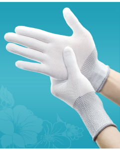 1Pairs Gloves Women Men Nylon Knit Labor Protection Gardening Gloves Guantes Breathable Anti-skid Small Gloves