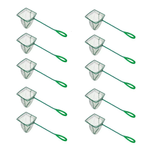 Pack of 10 Fishtanks Cleaning Net Maintenance Accessories for Efficient Fish Handling and Debris Removal in Aquariums