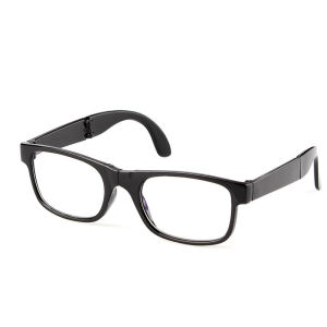 Kacamata Baca Lipat Portabel Hitam Kacamata Fokus Kacamata Baca Plus Ajaib Auto Focus