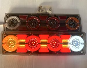 ไฟท้ายรถบรรทุก ไฟท้าย (รุ่น ริงริง) รองรับระบบไฟ 12v -24v (ราคาต่อคู่)