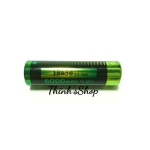 Bộ 2 viên pin sạc Akasha 4.2V 18650 - 6.000mAh đầu lồi - Dùng cho quạt sạc đèn pin loa tông đơ sạc dự phòng...