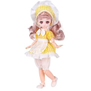 BEIBEI Nice-looking 1/6 BJD Dolls Clothes Lolita Exquisite 30cm BJD Doll Dress Girls Dress Up DIY Toys Kawaii 30cm Doll Princess Suspender Dress Girl Gifts
