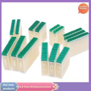 Graceful Paper Letter Stamp Digital Number Symbol Seal Chapter Combination Ink Print