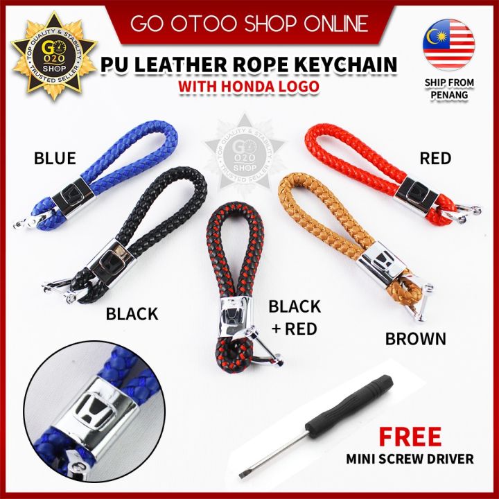 PU Rope Key Chain Keychain with Honda Logo | Lazada