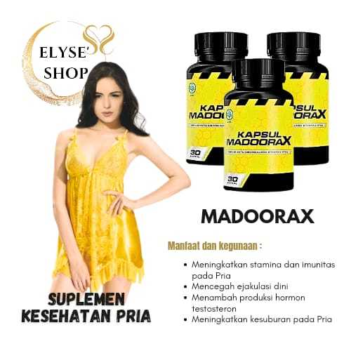 Best Seller Obat Kuat Kapsul Madoorax Original Isi 30 Kapsul Bersegel