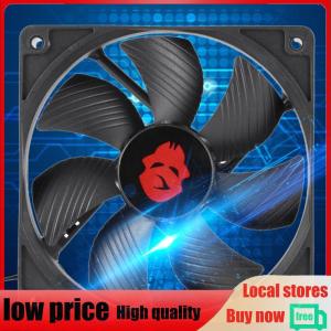 【New Arrival】 12cm Big 4 Pin High Speed Desktop Chassis Fan Large Air Volume PC Case Radiator PC Desktop Laptop Accessaries Parts