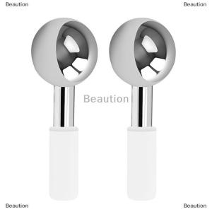 [COD] Beaution ลูกบอลทำจากสเตนเลสสตีลเย็นสำหรับผิวหน้าอุปกรณ์สปาเพื่อความงามให้ความเย็นลูกโลกสำหรับนวดหน้า