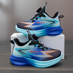 New kids sneakers basketball shoes  running shoes boys casual shoes non-slip and wear-resistant sports shoes Kasut Kanak-Kanak Santai Kasut Sukan Santai