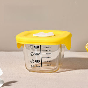 Portable Baby Sealed Storage and Preservation Box Baby Glass Food Supplement Box Frozen