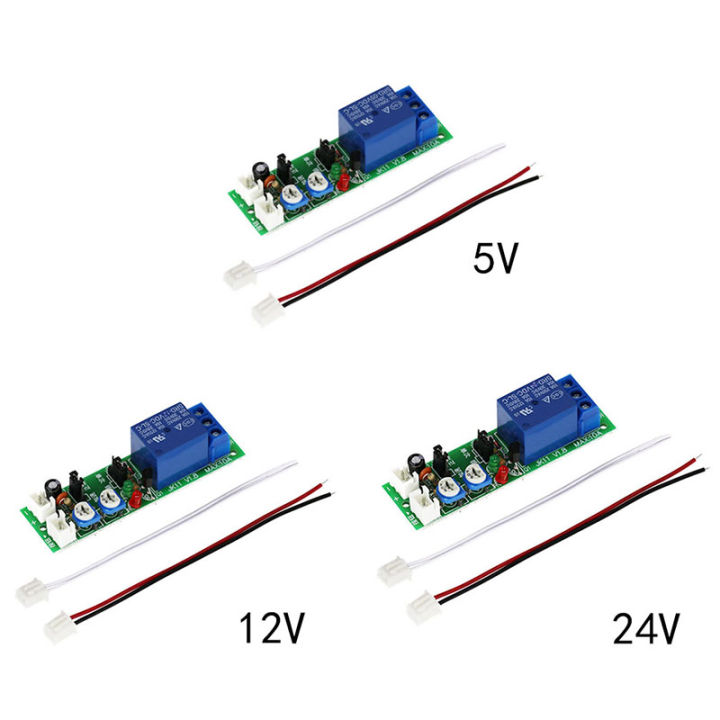 HY-01 DC 5/12/24V Infinite Cycle Delay Timing Timer Relay Module ON OFF ...