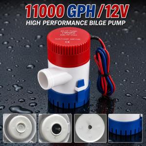 【COD】Bilge Pump 12V 1100gph Semi-Automatic Switch Electric Small Submersible Pump Bilge Pump