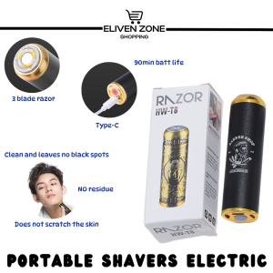 Electric Mini Shavers Portable Razor USB Rechargeable Razor Waterproof Beard Trimmer face shaver men travel shaver