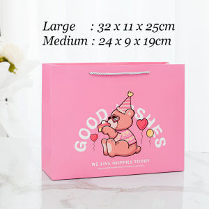 Paper Bag Sports Bear | Goodie Bag | Tas Souvenir | Tas Ulang Tahun