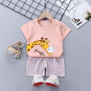 Ready Stock Baby Girl Clothes Set Kids Girl T-shirt+Pant Kids Cotton Cloth Set