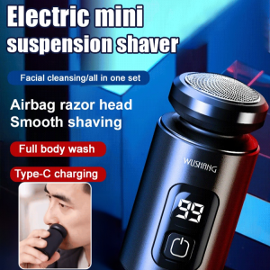 Razor Shaving Vehicle Shaver Washable Foam Wet Shaving Quick and Clean Rechargeable Men Silent