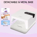 DOYADA Rechargeable UV LED Nail Lamp Professional Fast Curing Lamp for Gel Nail Polish Automatic Sensor Cordless UV Light for Nails with 4 Timers and LCD Display. 