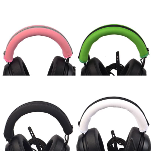 Headphones Headband Cushion Pads Bumper Cover Zipper Replacement for Kraken PRO 7.1 V2 Headset Accessories