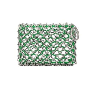 Nâng cấp làm sạch bằng thép không gỉ bàn chải miếng cọ Chảo rán nướng scraper chất tẩy rửa chảo gang CLEANER cho nhà bếp