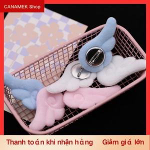 CS 1 Cặp Đôi Đôi Đôi Cánh Thiên Thần Nhỏ Trâm Nhật Bản Phong Cách Quần Áo Ngọt Ngào Trang Trí Nội Thất Y2K Sang Trọng Túi Hat Phụ Kiện